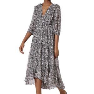 Joie Tobey Floral Midi Dress